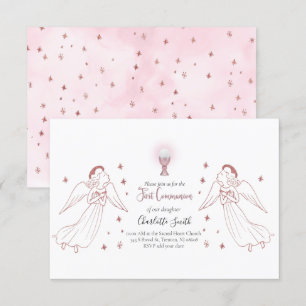 roos goudengelen Eerste Communie Kaart