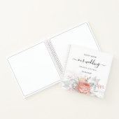 Roos goudflorzilver uit de Guest Book Notitieboek (Binnen)