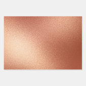 Roos goudfolie en glitterpatroon inpakpapier vel (Voorkant 2)