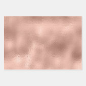 Roos goudfolie en glitterpatroon inpakpapier vel (Voorkant 3)