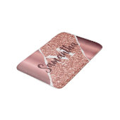 Roos goudfolie glitter badmat (Gekanteld)