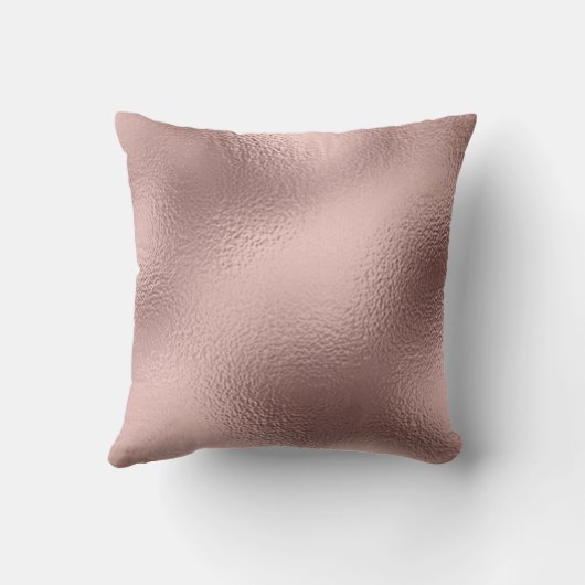 Roos Goudfolie Metaal Monogram Naam en Initiaal Kussen (Achterkant)