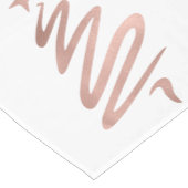 Roos Goudfolie Metallic Kerstboom Abstract Korte Tafelloper (Hoek)