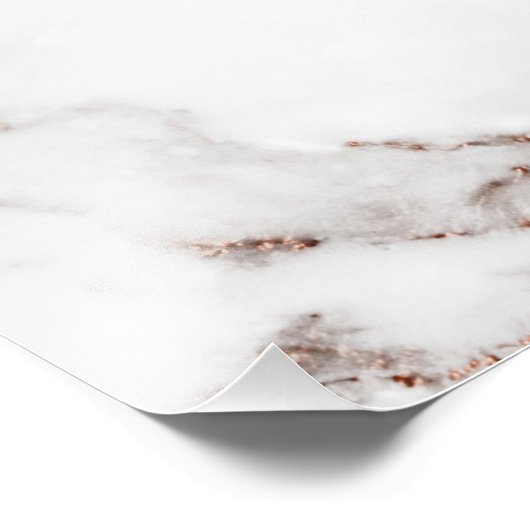 Roos goudfotoafdrukken foto afdruk (Hoek)