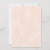 Roos goudglas Floral Pampas Grass Vrijgezellenfees Kaart (Achterkant)