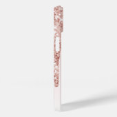 Roos goudglitter drup zwart roze meisjesnaam Case-Mate iPhone case (Achterkant / Rechts)