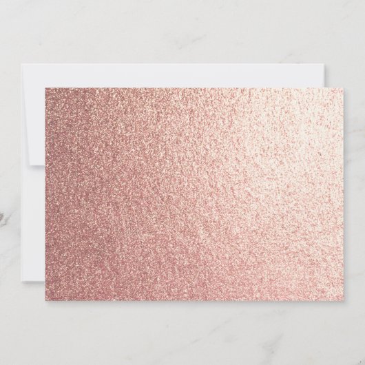 Roos goudglitter foto zoet 16 jaar (Achterkant)