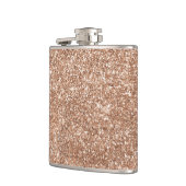 Roos Goudglitter glans Heupfles (Links)