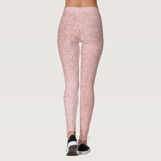 Roos goudglitter leggings (Achterkant)