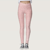 Roos goudglitter leggings (Voorkant)