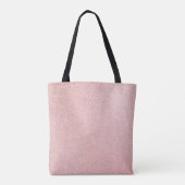 Roos goudglitter tote bag (Achterkant)