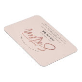 Roos goudglitter verrassing 16 jaar oud magneet (Rechterzijde)