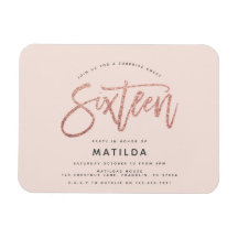 Roos goudglitter verrassing 16 jaar oud