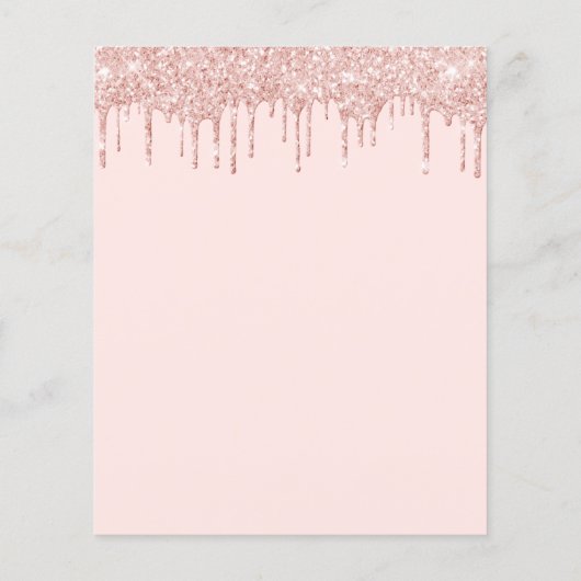 Roos goudglitter voor blinde afgestudeerpartij (Achterkant)