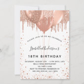 Roos goudglitter witter kaart (Voorkant)