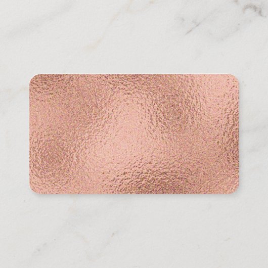 Roos goudgroen moderne diapluierloten informatiekaartje (Achterkant)