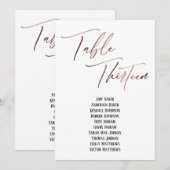 Roos goudhandschriftafel Dertien zetelkaarten (Voorkant / Achterkant)