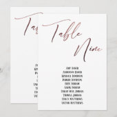 Roos goudhandschriftafel Negen Zitkaart (Voorkant / Achterkant)