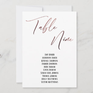 Roos goudhandschriftafel Negen Zitkaart