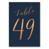 Roos goudkoper glitter-marinetafel kaart (Voorkant)