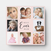 Roos goudmakreel beste mam fotocollage fotoplaat (Voorkant)