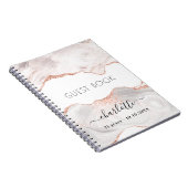 Roos goudmarmer notitieboek (Rechterzijde)