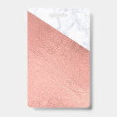 Roos goudmarmer trendy VIP lanyard badge douane (Achterkant)