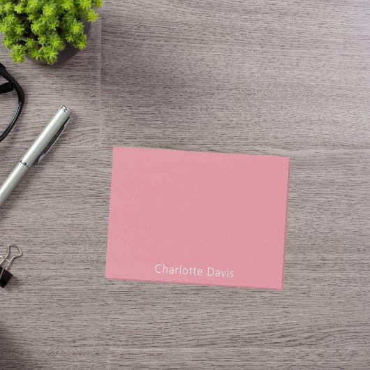 Roos goudnaam post-it® notes