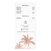 Roos goudpalm- en kapprijs reclamekaart (Achterkant)