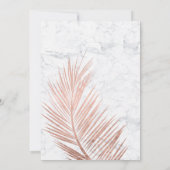 Roos goudpalmboommarmering kaart (Achterkant)