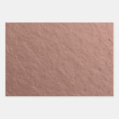 Roos goudpatroon inpakpapier vel (Voorkant 3)