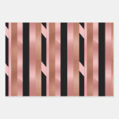 Roos goudpatroon inpakpapier vel (Voorkant 3)