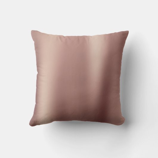 Roos goudpenseel Glitter Monogram Kussen (Achterkant)