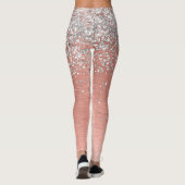 Roos goudpenseel leggings (Achterkant)