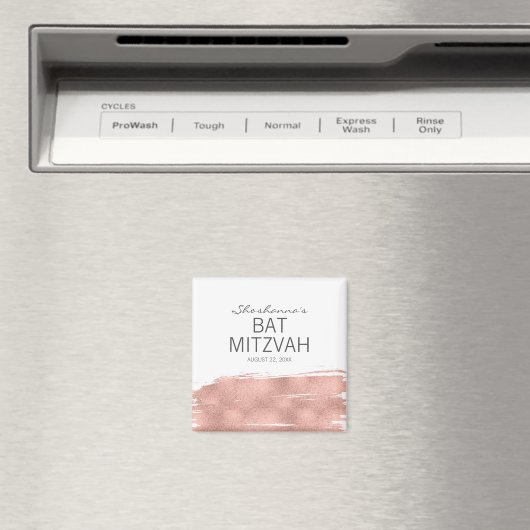 Roos goudpenseelbedekking Mitzvah Magnet (Insitu (Vaatwasser))