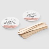 Roos goudpenseelblikken met Vrijgezellenfeesten ha Handwaaier (Niet-gemonteerd)