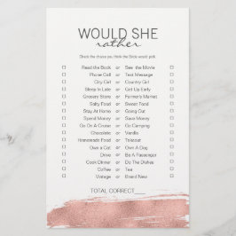 Roos goudpenseelbridal zou ze een vrij spel zijn