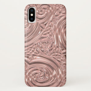 Roos goudroze elegant Victoriaans art nouveau Case-Mate iPhone Case