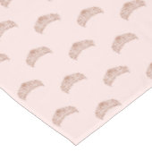 Roos goudroze tiara crown quinceanera tafelkleed (Gekanteld)