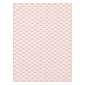 Roos goudroze tiara crown quinceanera tafelkleed (Voorkant)