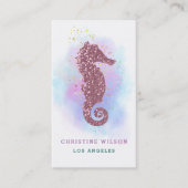 roos goudroze zeepaard logo visitekaartje (Voorkant)