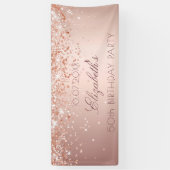 Roos goudstaartwond goudstaarstof spandoek (Verticaal)