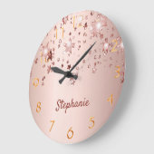 Roos goudsterren koper gouden giro grote klok (Hoek)