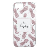 Roos goudStippen ananassen Case-Mate iPhone Case (Achterkant)