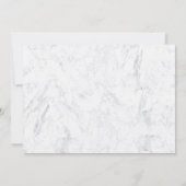 Roos goudtipografie marmer Sweet 16 Kaart (Achterkant)