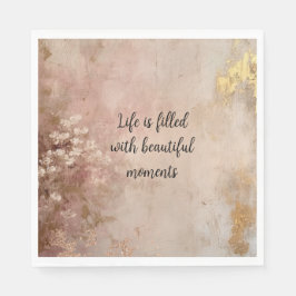 Roos goudverf servet