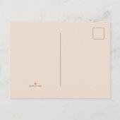 Roos goudverjaardag brunch uitnodiging briefkaart (Achterkant)