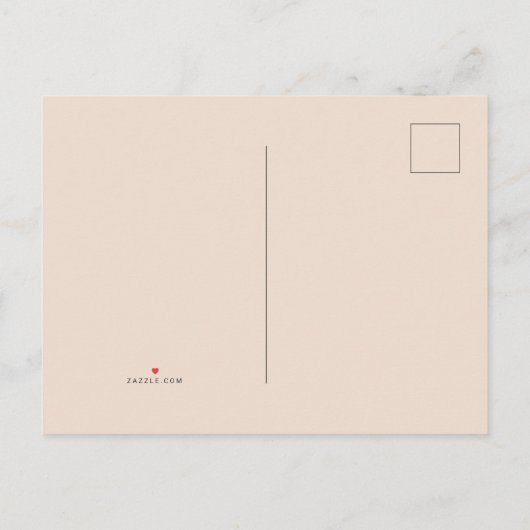 Roos goudverjaardag brunch uitnodiging briefkaart (Achterkant)