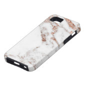 Roos goudvezel Case-Mate iPhone case (Onderkant)