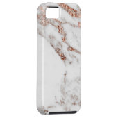 Roos goudvezel Case-Mate iPhone case (Back/Rechts)